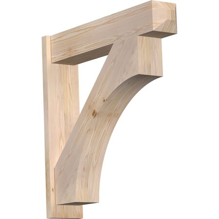 Ekena Millwork Westlake Craftsman Smooth Outlooker, Douglas Fir, 7 1/2"W x 36"D x 36"H OUT08X36X36WTL04SDF